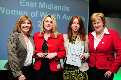 Incontinence product manufacturer Sam ORegan award winner