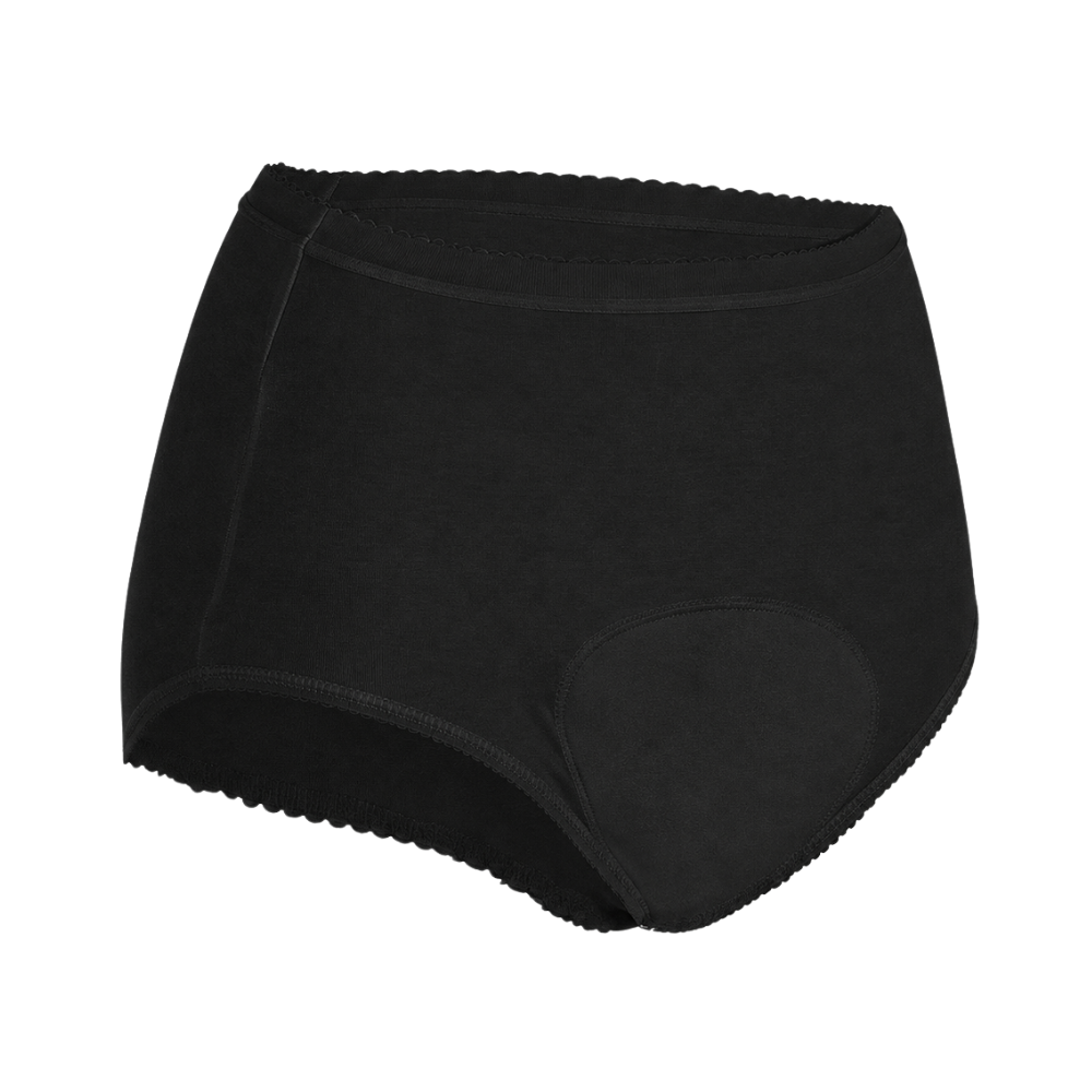 Ladies Full Brief Super Women's incontinence pants black