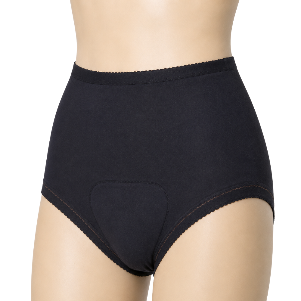 Ladies Full Brief Women's incontinence pants black