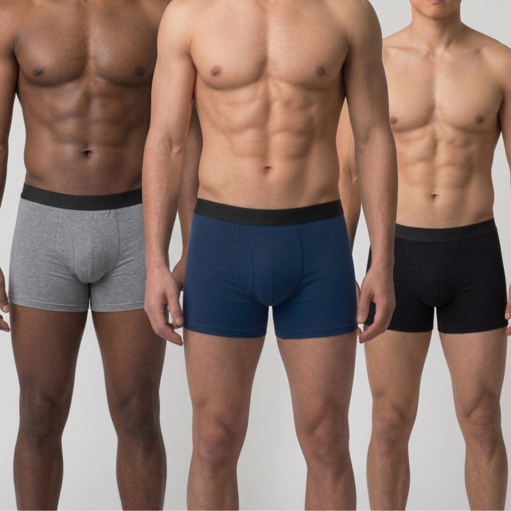 Mens Padded Trunk - Multi Pack incontinence pants
