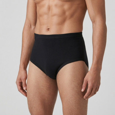 Men’s Protective Brief Black incontinence underwear