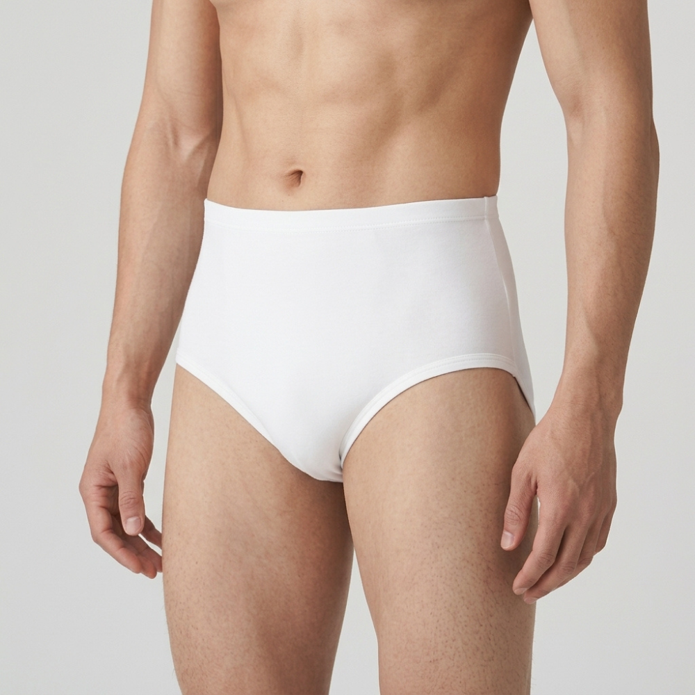 Men’s Protective Brief White incontinence underwear