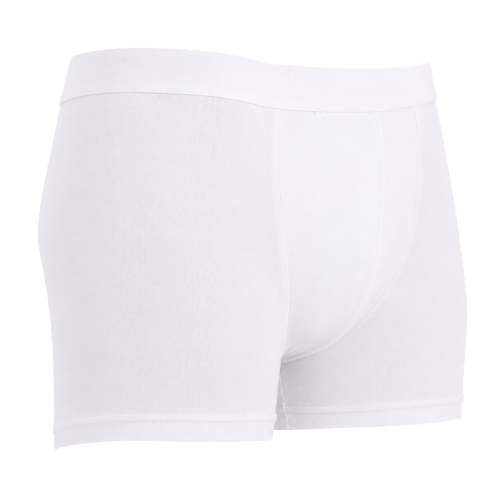 Men's Protective Incontinence Trunks - White