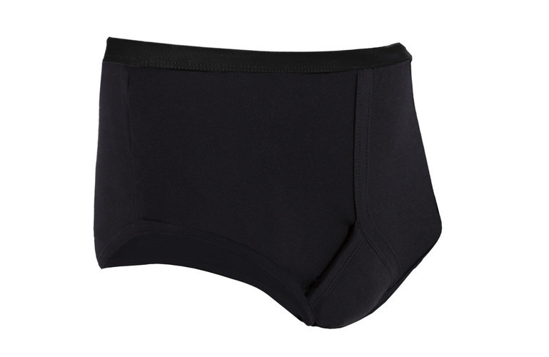 Men's traditional Y front incontinence super brief