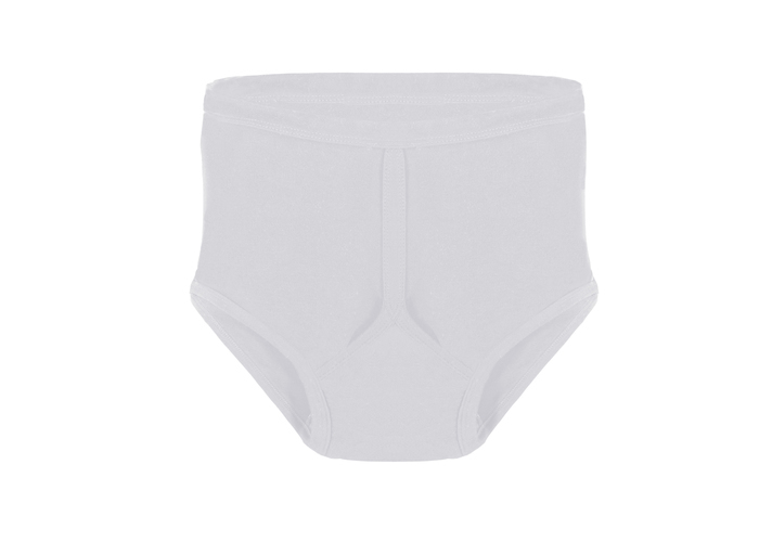 Men's traditional Y front incontinence super brief