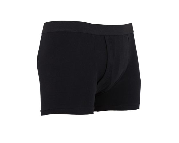 Mens padded trunk incontinence pants black