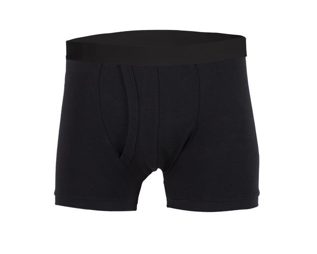 Mens padded trunk incontinence pants black